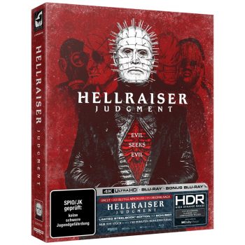 HELLRAISER - JUDGEMENT Cover B UHD BLU-RAY + 2 BLU-RAY limited Steelbook