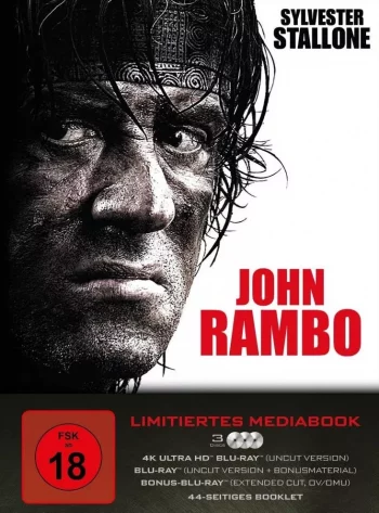 John Rambo Mediabook Uncut inkl. Extended Cut inkl Austausch Disk