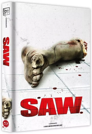 Saw 1-3- Limited Collector's Edition - Cover A Wattiert Blu Ray/DVD