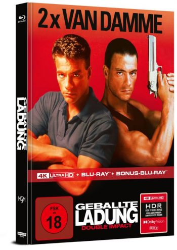 Geballte Ladung – Double Impact - Limitiertes Mediabook - Cover A (4K Ultra HD + Blu-ray + Bonus-Blu-ray)