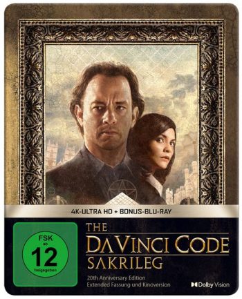 The Da Vinci Code - Sakrileg (Steelbook, 2 4K-UHD+Bonus-Blu-ray)