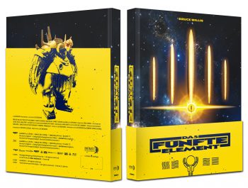 Das fünfte Element, 4K UHD + BD Mediabook Cover W Wattiert