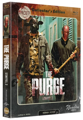 THE PURGE STAFFEL 2 - MEDIABOOK - COVER C - BD/DVD